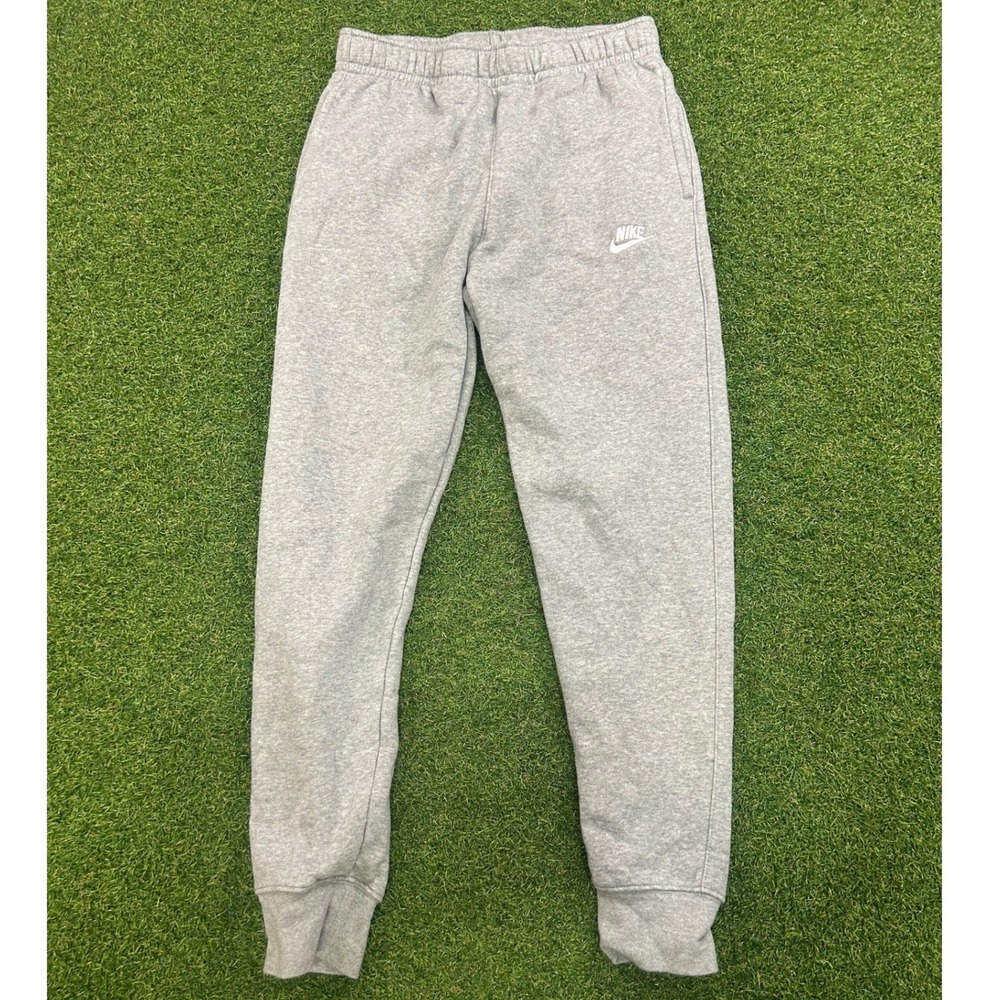 Nike Mens Sportswear Club Fleece Joggers Grey Sweatpants Small BV2671-063